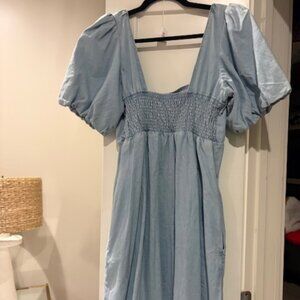 Show Me Your Mumu Denim Dress